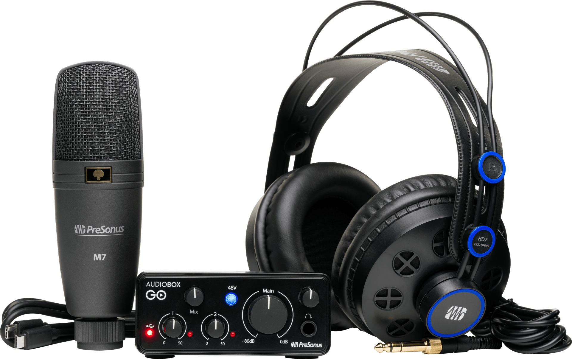 PreSonus AudioBox GO | Interface de áudio USB-C para
